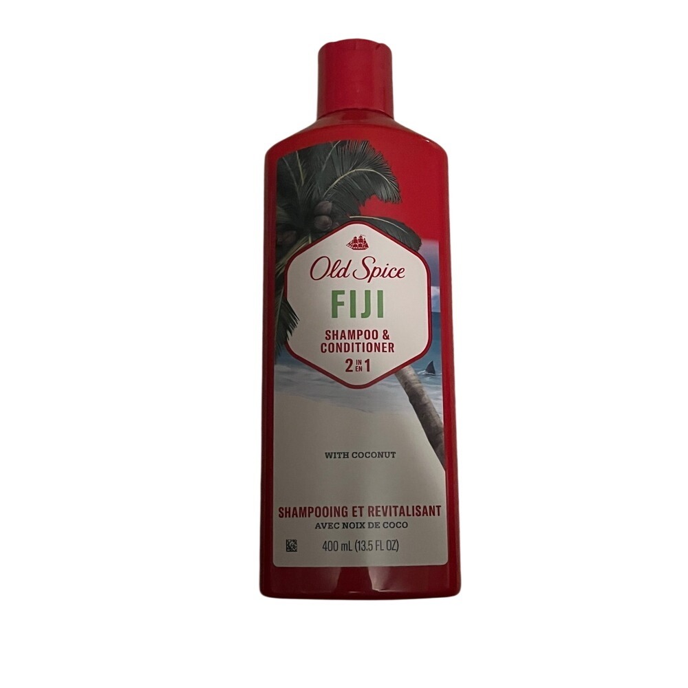 Old Spice Fiji 2in1 Shampoo and Conditioner with Coconut for Men 13.5 FL OZ